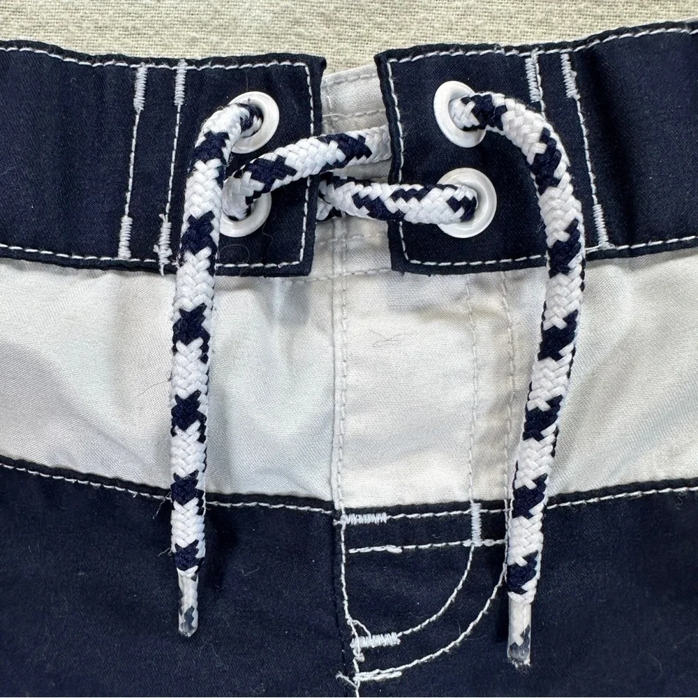 Gymboree Lobster Print Swim Trunks Shorts Sz 12-18 Memorial Forth July